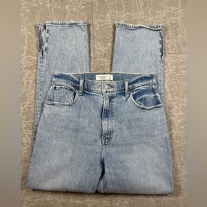 Abercrombie & Fitch Light Blue Straight Leg Jeans